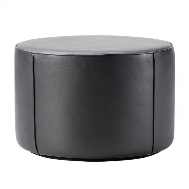 FREDERICIA 프레데리시아 모노 pouf 55 cm 블랙 leather FRE7423-OMNI-BLACK-301