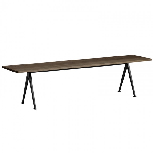 HAY 헤이 Pyrami_d bench 12 블랙 - 스모크 oak HA195787-SM