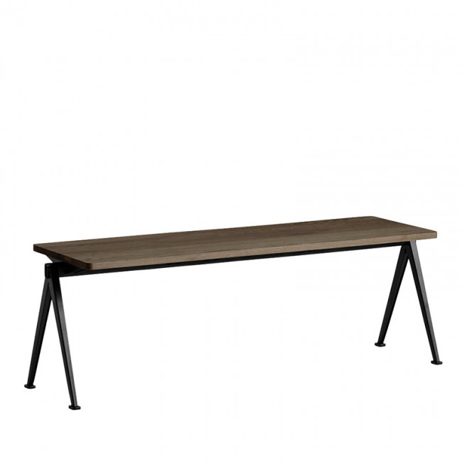HAY 헤이 Pyrami_d bench 11 블랙 - 스모크 oak HA195765-SM