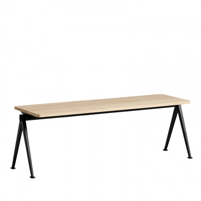 HAY 헤이 Pyrami_d bench 11 블랙 - 매트 래커 oak HA195765-ML
