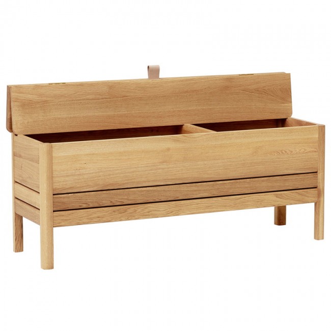 FORM & REFINE 폼앤리파인 A Line storage bench 111 cm 화이트 oak FAR2137
