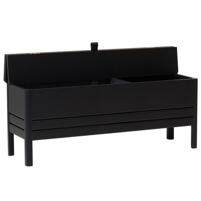 FORM & REFINE 폼앤리파인 A Line storage bench 111 cm 블랙 stained oak FAR2136