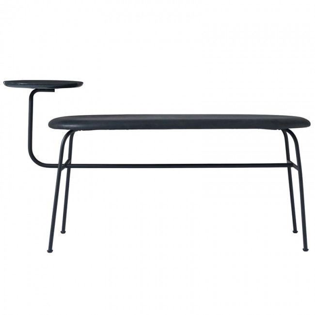 MENU 애프터룸 벤치 블랙 - 레더 MENU Afteroom bench  black - leather 03277