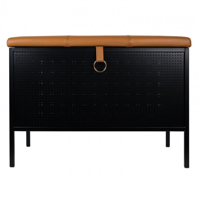 MAZE 메이즈 Frank storage bench 블랙 - 코냑 MZ407212