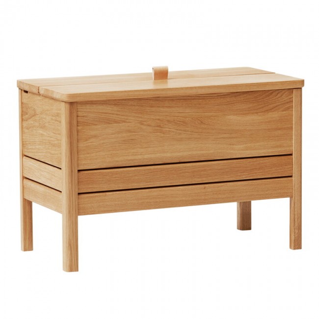 FORM & REFINE 폼앤리파인 A Line storage bench 68 cm oak FAR2130