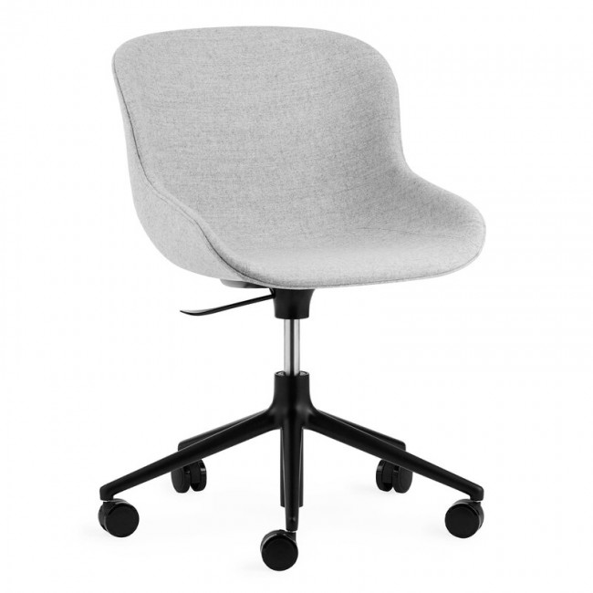 NORMANN COPENHAGEN 노만코펜하겐 Hyg 의자 with 5 wheels swivel 블랙 - Synergy 16 NC604026-LDS16