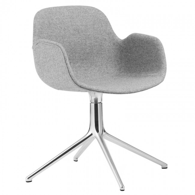 NORMANN COPENHAGEN 노만코펜하겐 Form Swivel 4L 암체어 aluminium - Synergy 16 NC1400989-LDS16