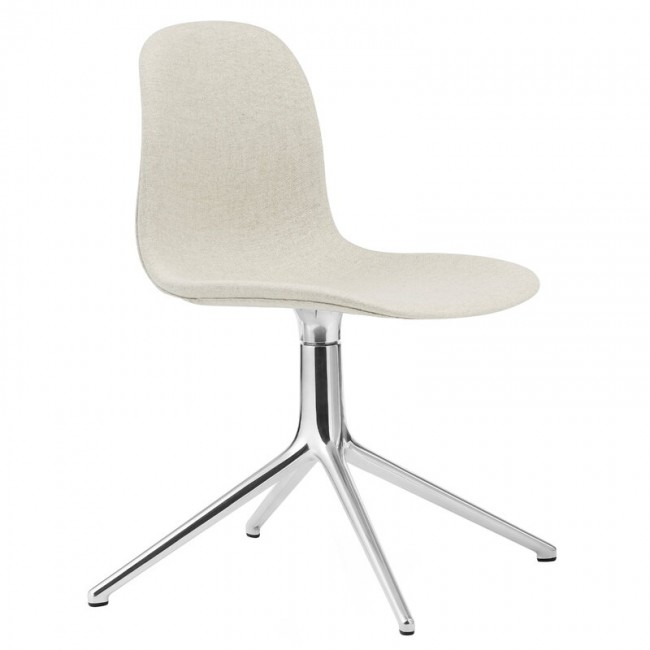 NORMANN COPENHAGEN 노만코펜하겐 Form Swivel 4L 의자 aluminium - Main Line Flax 20 NC1400964-MLF20