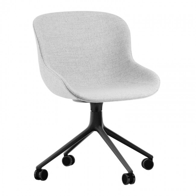 NORMANN COPENHAGEN 노만코펜하겐 Hyg 의자 with 4 wheels swivel 블랙 - Synergy 16 NC604588-LDS16