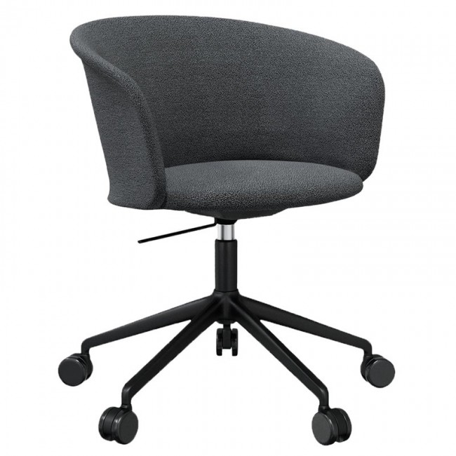 Hem Kendo swivel 의자 w/ castors 그래파이트 - 블랙 HE20211