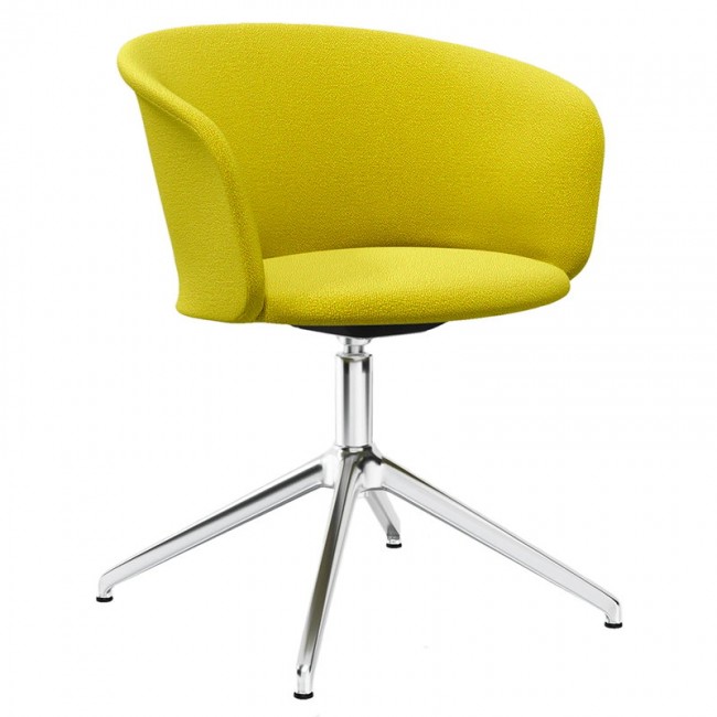 Hem Kendo swivel 의자 tivoli - polished aluminium HE20204