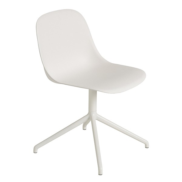MUUTO 무토 Fiber 사이드 의자 swivel base 화이트 MU25175