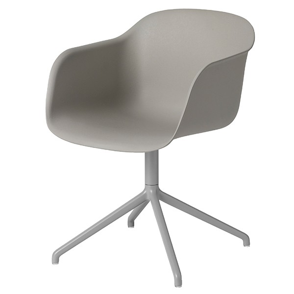 MUUTO 무토 Fiber 암체어 swivel base grey MU98004