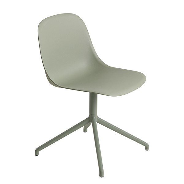 MUUTO 무토 Fiber 사이드 의자 swivel base dusty 그린 MU25173