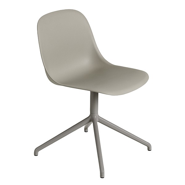 MUUTO 무토 Fiber 사이드 의자 swivel base grey MU25171