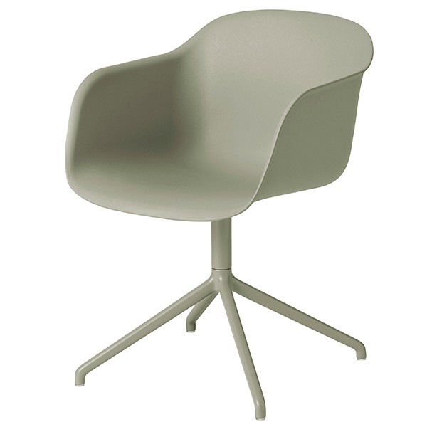 MUUTO 무토 Fiber 암체어 swivel base dusty 그린 MU98006