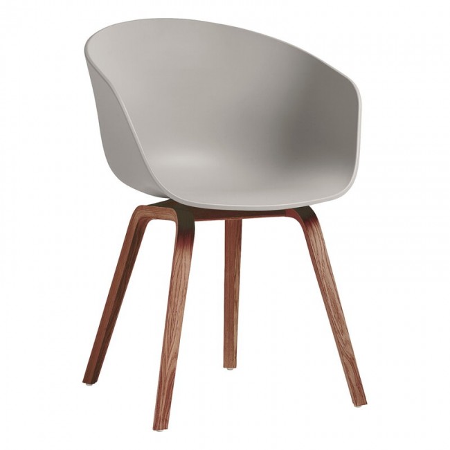 HAY 헤이 About A 의자 AAC22 래커 walnut - grey HA943403