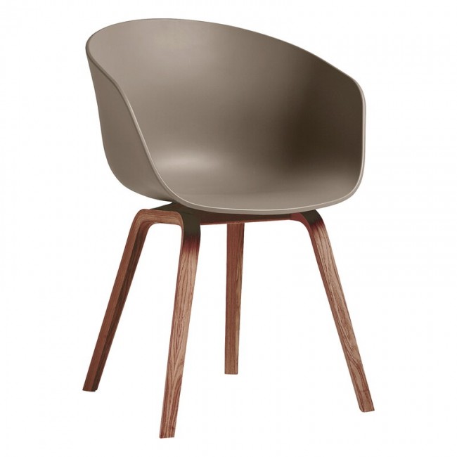 HAY 헤이 About A 의자 AAC22 래커 walnut - 카키 HA943407