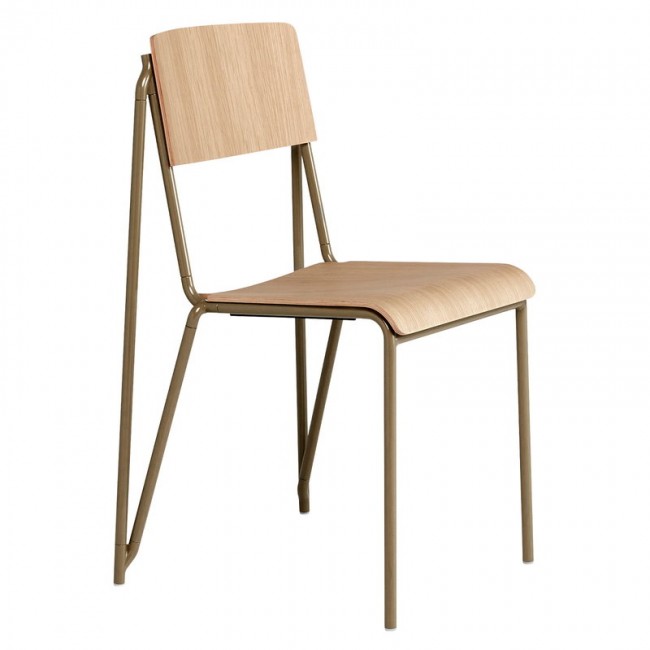 HAY 헤이 Petit Standard 의자 clay - 매트 래커 oak HA936859