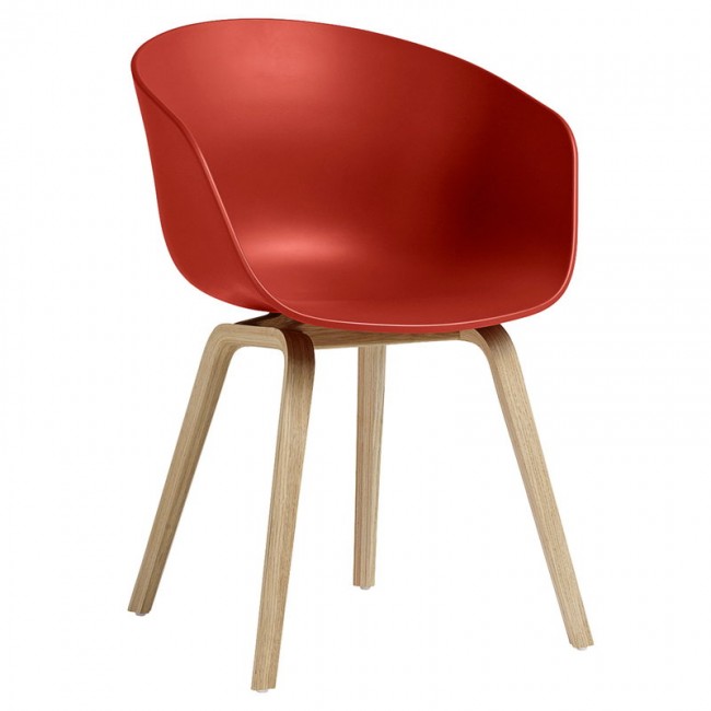 HAY 헤이 About A 의자 AAC22 래커 oak - warm red HA255806