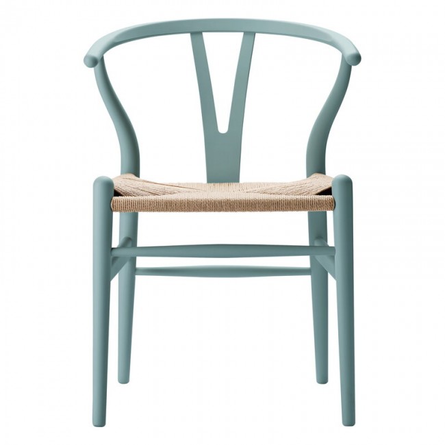 CARL HANSEN & SU00F8N CH24 위시본 체어 의자 소프트 퓨터 - 네츄럴 cor_d Carl Hansen & Su00f8n CH24 Wishbone chair  soft pewter - natural cord 03025