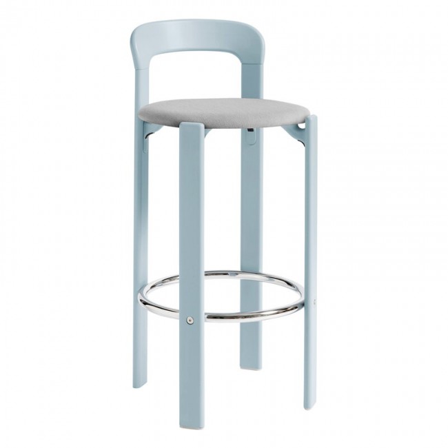 HAY 헤이 Rey bar 의자 75 cm slate 블루 - 라이트 그레이 Steelcut 트리오 113 HA945379