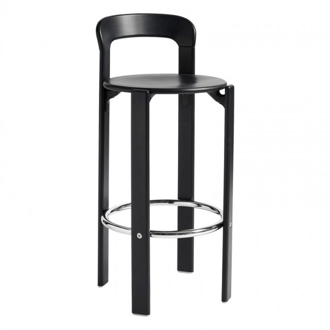 HAY 헤이 Rey bar 의자 75 cm 딥 블랙 HA945373-100