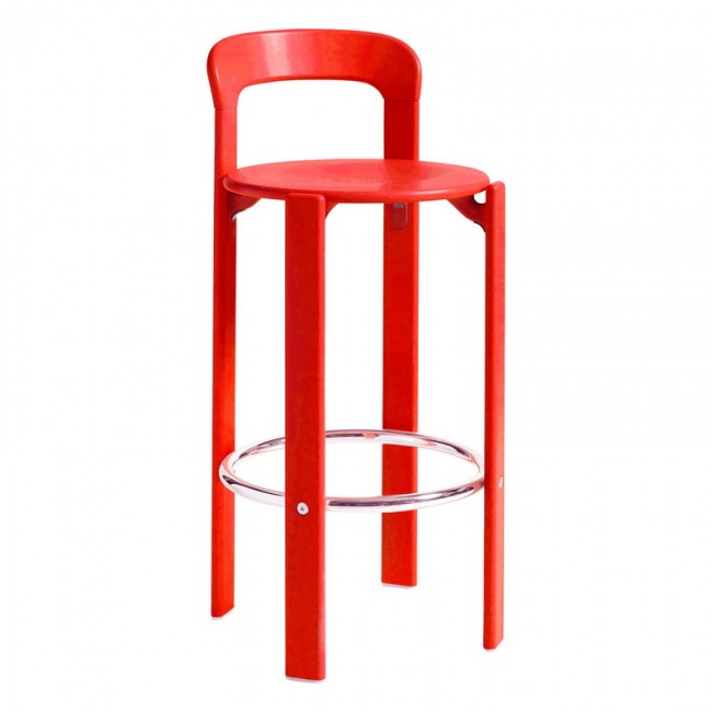 HAY 헤이 Rey bar 의자 75 cm scarlet red HA945373-120