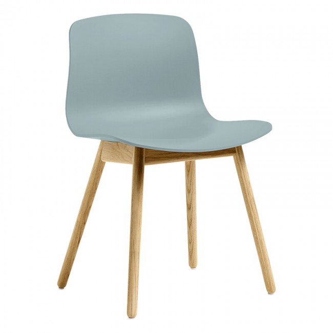 HAY 헤이 About A 의자 AAC12 래커 oak - dusty 블루 HA255634