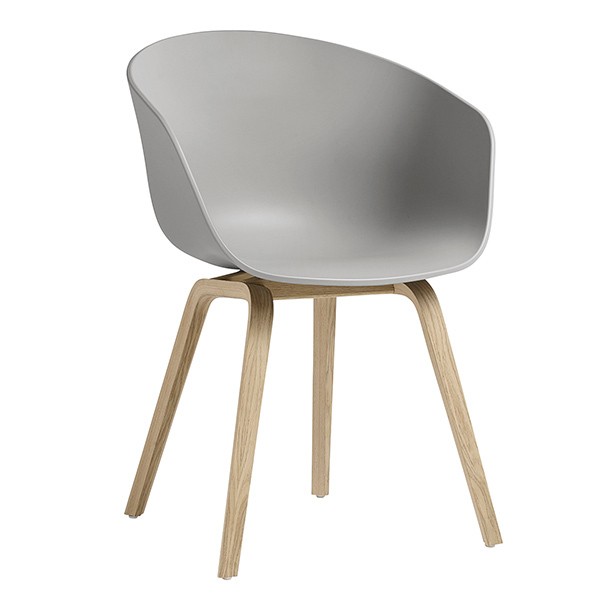 HAY 헤이 About A 의자 AAC22 oak - concrete grey HA13575