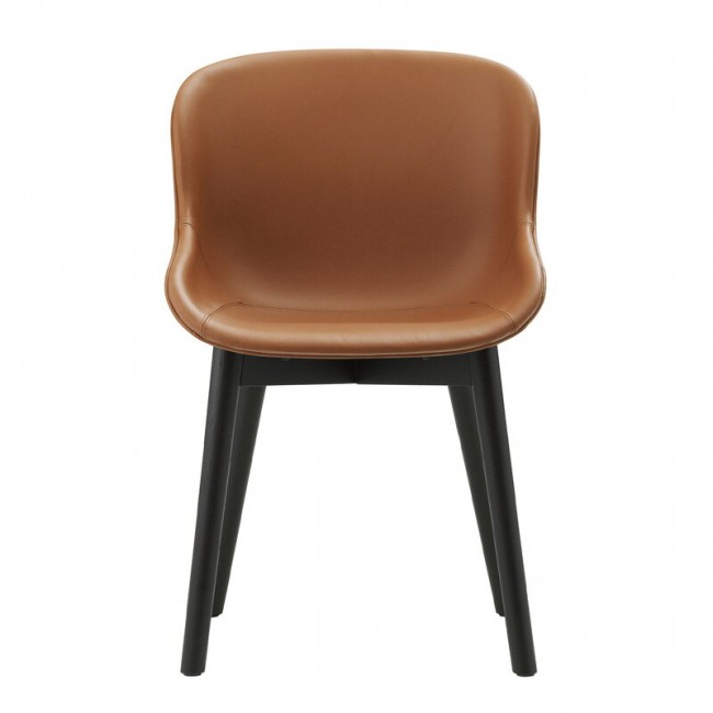 NORMANN COPENHAGEN 노만코펜하겐 Hyg 의자 블랙 oak - brandy leather Ultra NC604495-41574