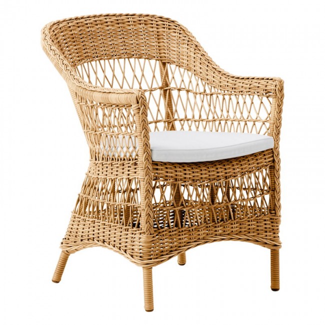 Sika-Design Charlot 의자 네츄럴 - 화이트 SS9190U-9190CY101