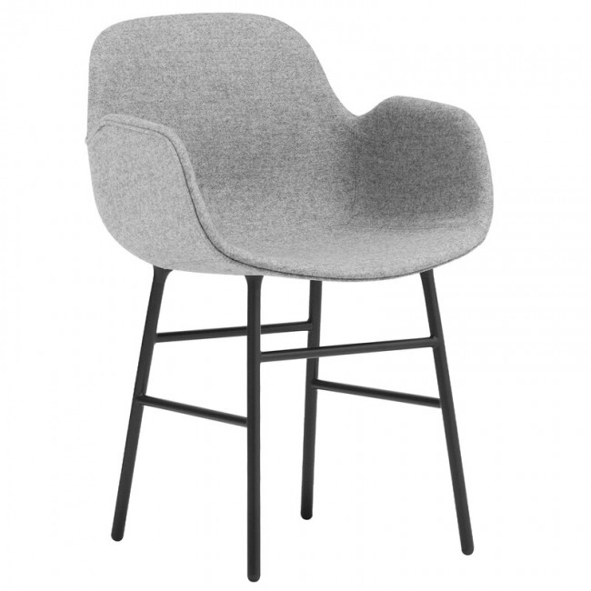 NORMANN COPENHAGEN 노만코펜하겐 Form 암체어 블랙 steel - Synergy 16 NC1400977-LDS16