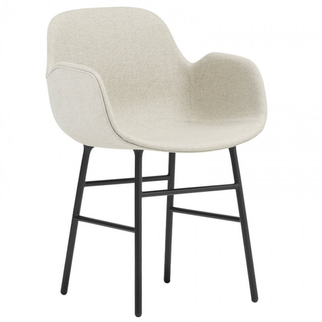 NORMANN COPENHAGEN 노만코펜하겐 Form 암체어 블랙 steel - Main Line Flax 20 NC1400976-MLF20