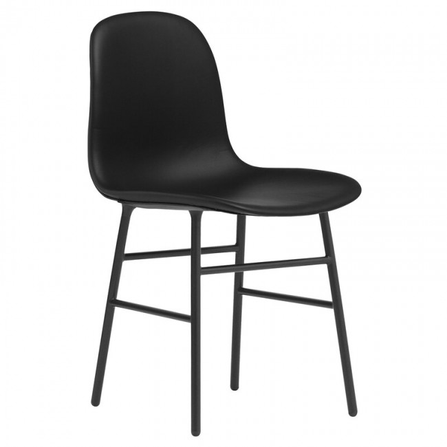 NORMANN COPENHAGEN 노만코펜하겐 Form 의자 블랙 steel - leather Ultra NC1350250-41599