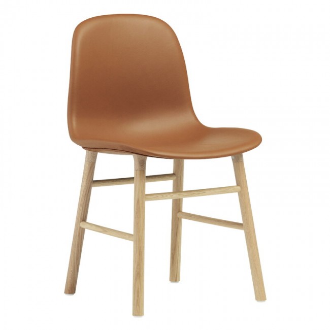 NORMANN COPENHAGEN 노만코펜하겐 Form 의자 oak - brandy leather Ultra NC1350550-41574
