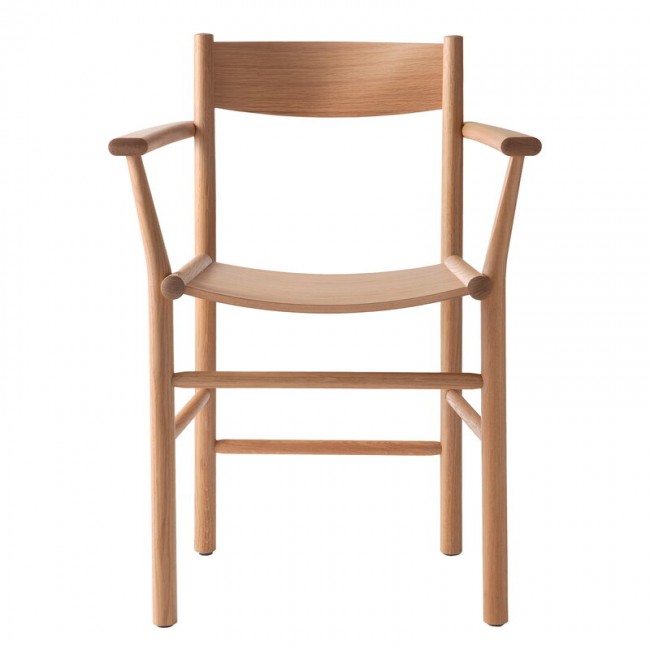 Nikari Akademia Armrest 의자 light oak NI-AKAD-ARM-LO