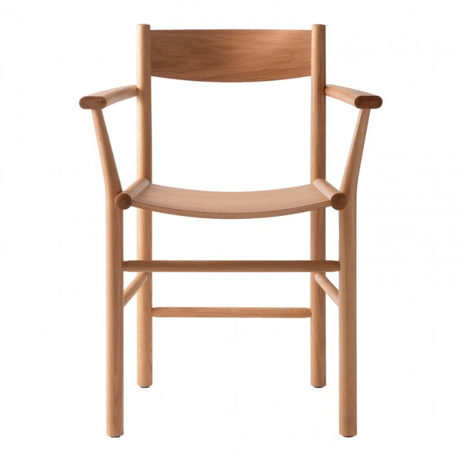 Nikari Akademia Armrest 의자 래커 oak NI-AKAD-ARM-O