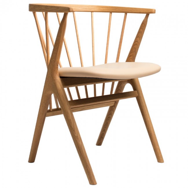 Sibast No 8 의자 oiled oak - honey leather SBNO8DC-OO-ULTRAHONEY41572