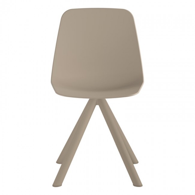 Viccarbe Maarten 의자 metal swivel base 타우페 VC-MAAPL-TAUPE