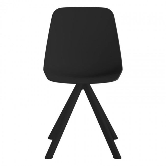 Viccarbe Maarten 의자 metal swivel base 블랙 VC-MAAPL-BLACKLEGS