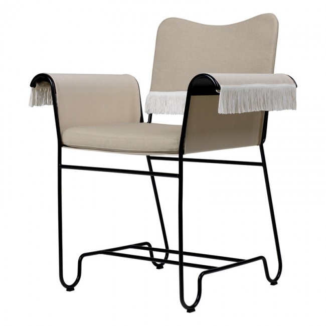 GUBI 구비 Tropique 의자 with F링ES 블랙 - beige GB10101396