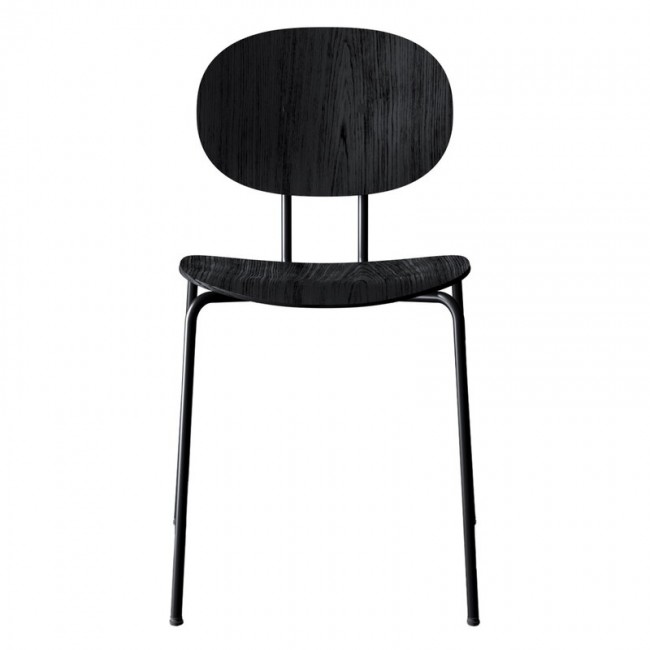Sibast Piet Hein 의자 블랙 - 래커 oak SBPIETHEIN-CHAIR-BS-BO