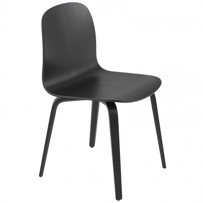 MUUTO 무토 Visu 의자 wood base 블랙 MU32552