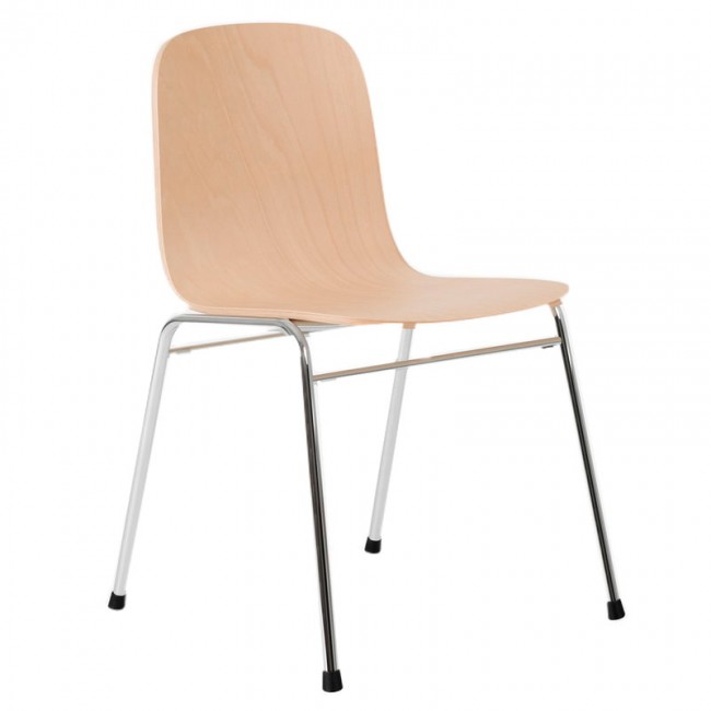 Hem Touchwood 의자 네츄럴 beech - 크롬 HE20128