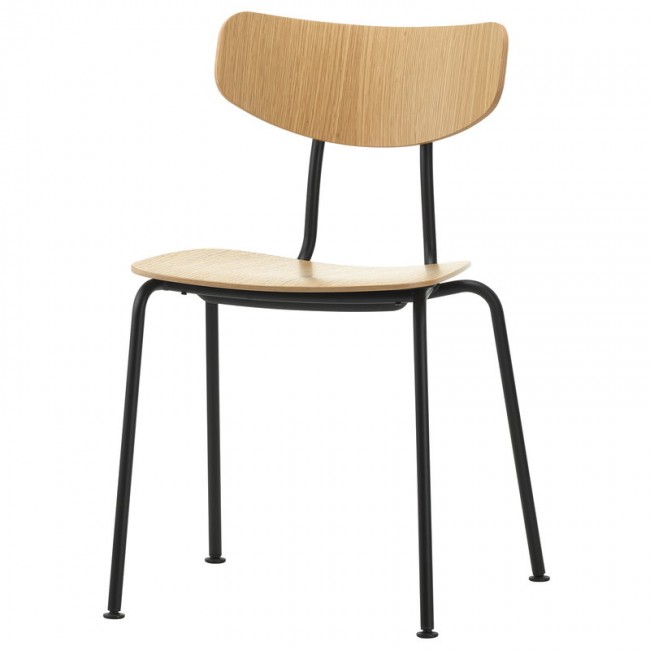 VITRA Moca 체어 의자 네츄럴 오크 - 베이직 다크 Vitra Moca chair  natural oak - basic dark 02690