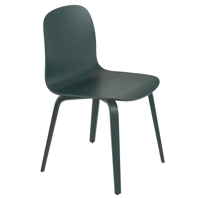 MUUTO 무토 Visu 의자 wood base 다크그린 MU32555