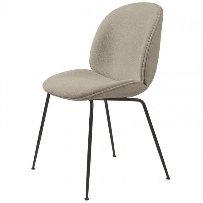 GUBI 구비 BE이티엘E 의자 블랙 steel - Light Boucle 08 GB10057764