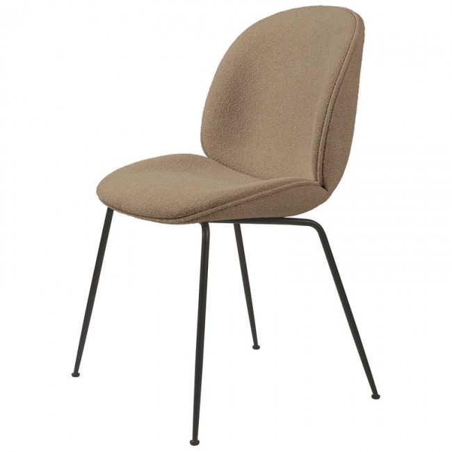 GUBI 구비 BE이티엘E 의자 블랙 steel - Light Boucle 03 GB10006683-LIBOUC-03