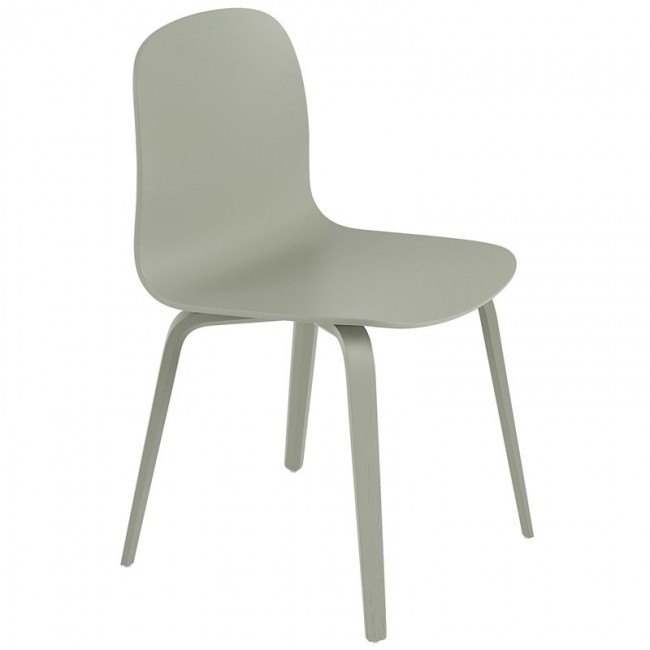 MUUTO 무토 Visu 의자 wood base dusty 그린 MU32554